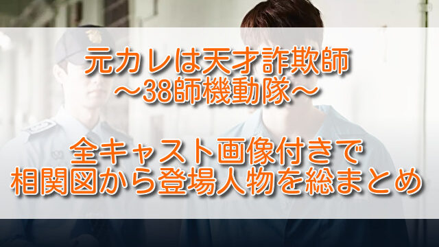 元カレは天才詐欺師全キャスト画像付きで相関図から登場人物を総まとめ ふくにこ韓スタ 韓国ドラマ アジアドラマ